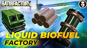 Liquid Biofuel Factory (Epic Jetpack Fuel) - Satisfactory 1.0 New Player Guide EP32