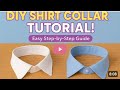 Making a collar ban collar banane ka aur lagene ka Tarika and stitching Tipps Diy