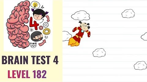 🧠 Brain Test 4 Level 182 | Astrodog must safely fly with the space suit | Walkthrough