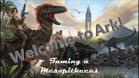 Ark: Survival Evolved- Taming a Mesopithecus