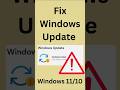 Fix Windows Update Not Working - Windows 11/10 [Quick & Easy Guide]