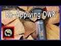 Re-Applying DWR to Backpacking Gear - Grangers Performance Repel
