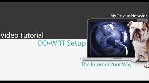 My Private Network - Installing OpenVPN script on a DD-WRT based router