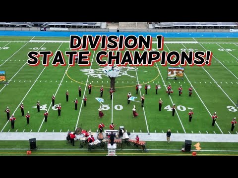 🥁 The Reading Memorial High School Marching Band at the 2023 NESBA Championship - Drone Stream