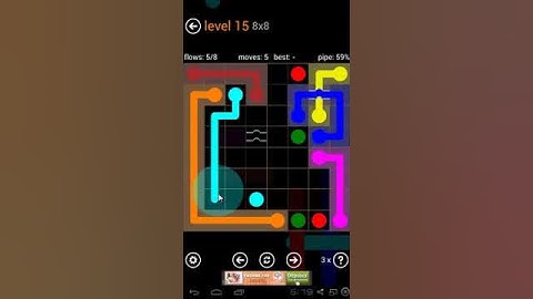 Flow Free - Bridges Pack 8 x 8 Level 15