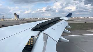 Delta Air Lines Airbus A330-300 Windy Minneapolis Landing