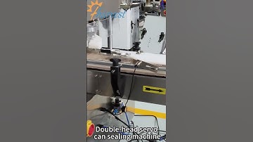 Food Industry Must-Have: Fully Automatic Double-Head Servo Can Sealing Machine 2025 #machine