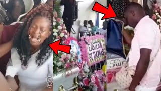Kimesha wright funeral Service! her m0m breaks d0wn in te@r & Sing ! F@ther of kidz came out cry!n