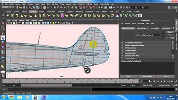 Maya 2013 intermediate modelling - Spitfire - 18 - Create the faces needed for the back wing