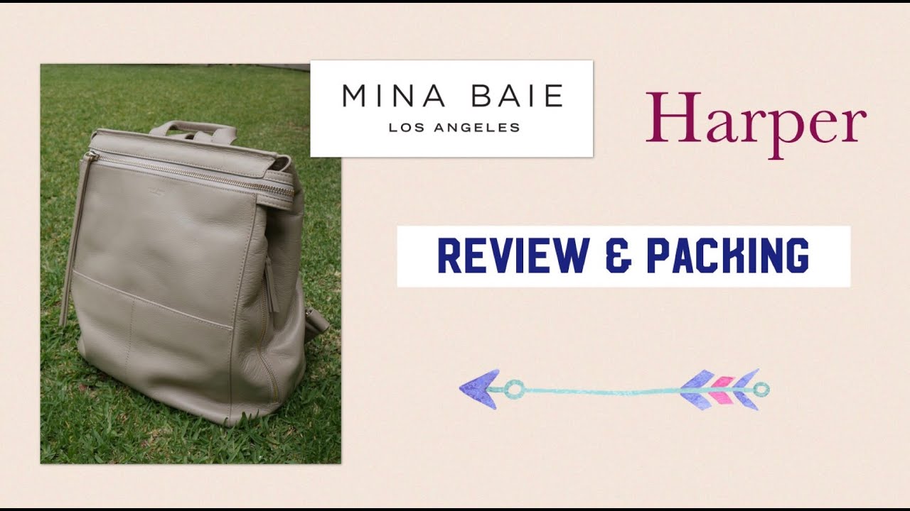 Harper Backpack (Leather) – MINA BAIE