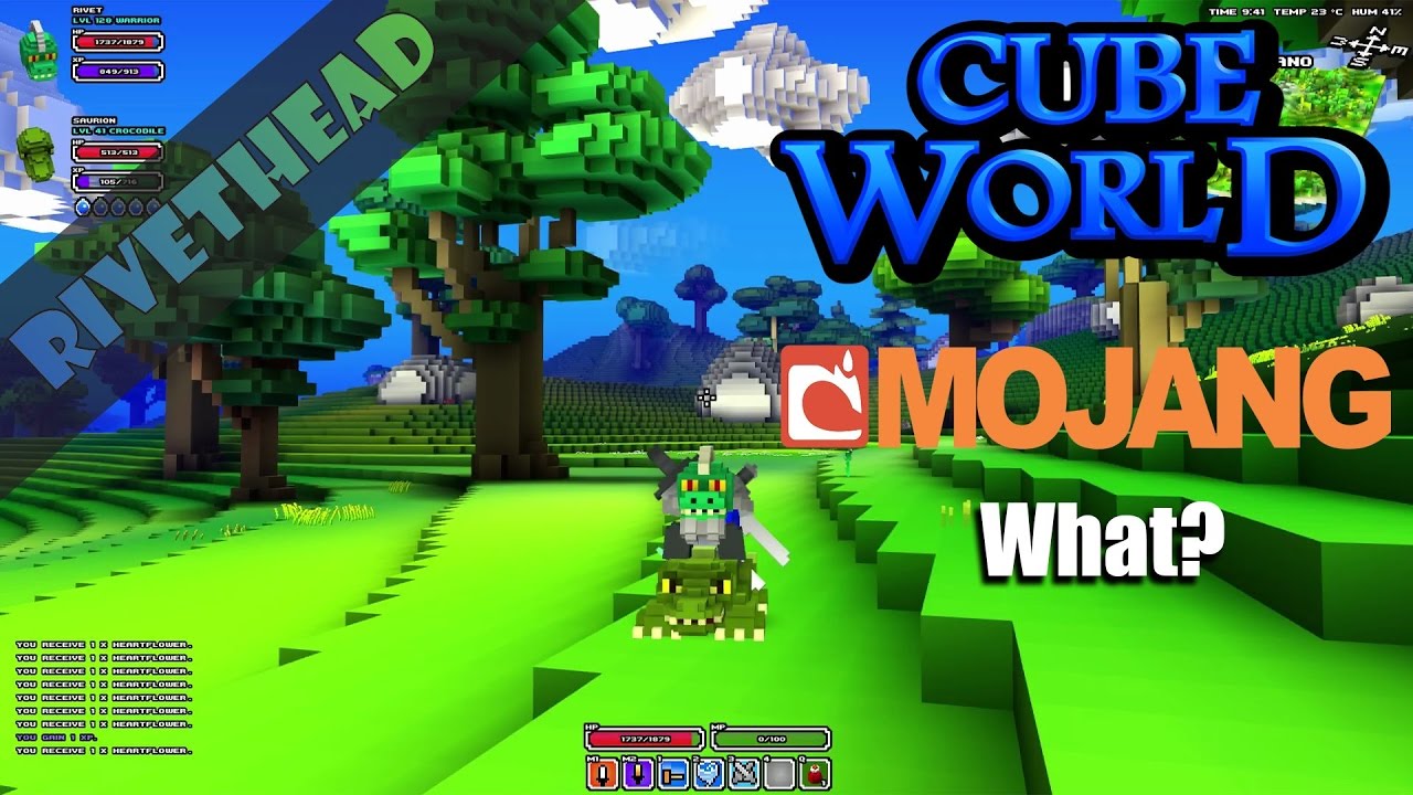 Cube World Solo Time "Wait, Wollay almost worked with Mojang?" YouTube