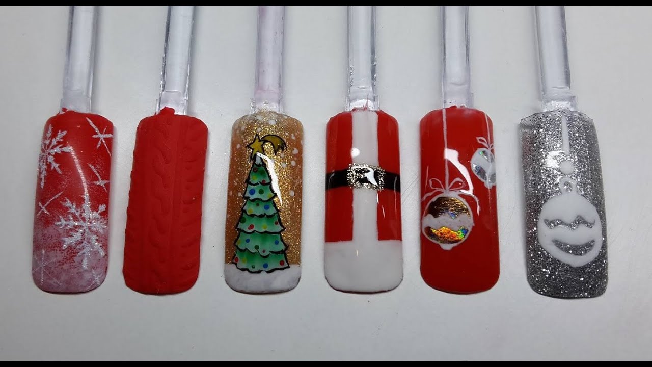 Nail art natalizie