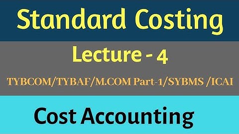 Standard Costing - 4 || Sales Variance