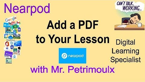 Nearpod: Add a PDF to your Nearpod Lesson