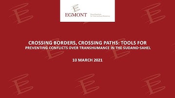 Tools for preventing conflicts over transhumance in the Sudano-Sahel