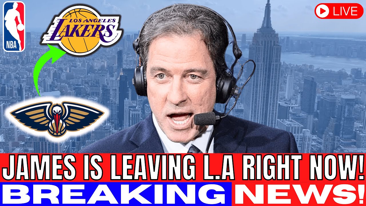 LAST MINUTE LEAK CONFIRMS LEBRON JAMES IS OUT OF THE LAKERS! LAKERS NEWS TODAY