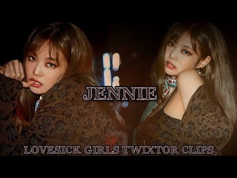 JENNIE "LOVESICK GIRLS" TWIXTOR CLIPS