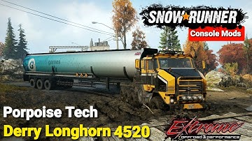 New Trucks Derry Longhorn 4520 Porpoise Tech In SnowRunner Phase 5 Update