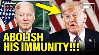 Biden GOES AFTER Trump IMMUNITY in FINAL MESSAGE
