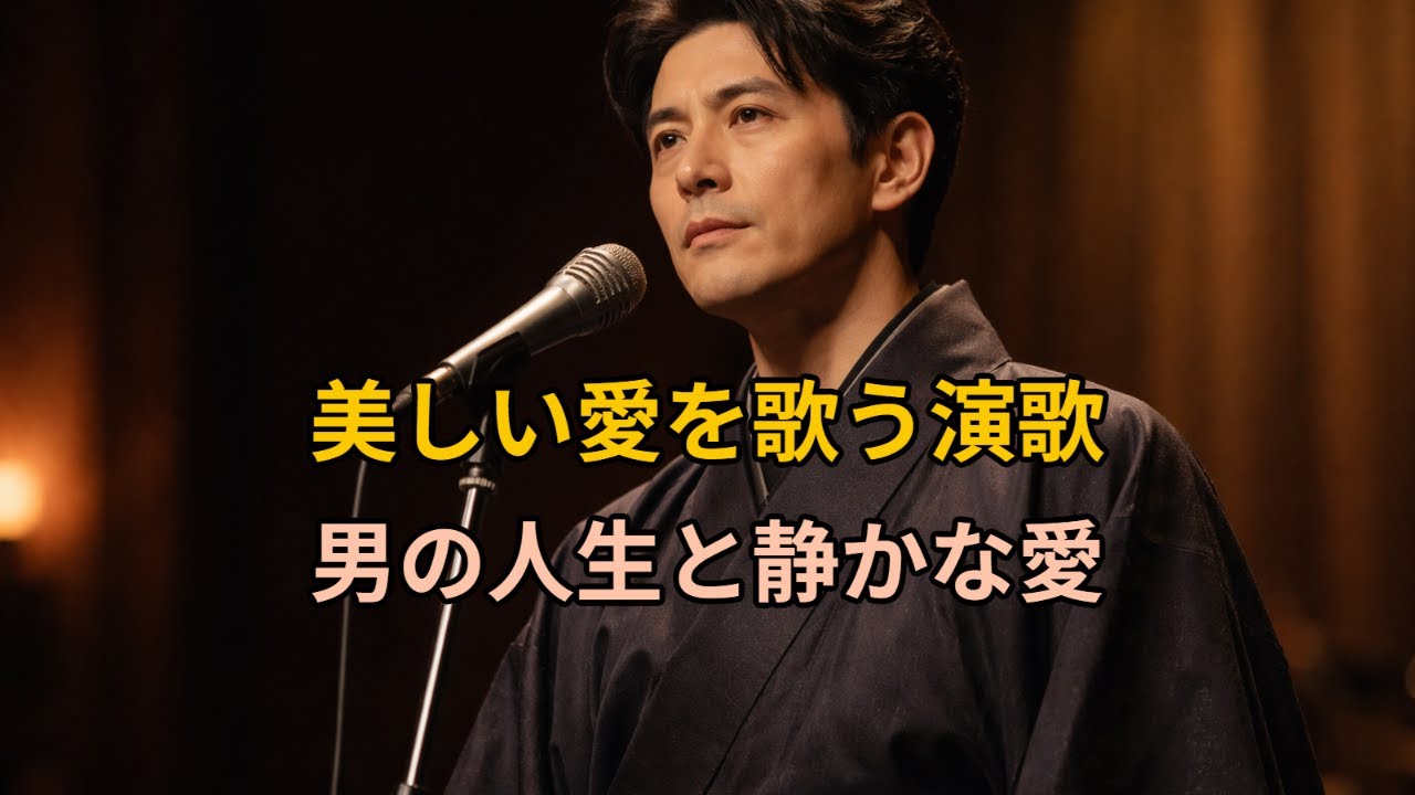 美しい愛を歌う演歌｜男の人生と静かな愛を歌う演歌集