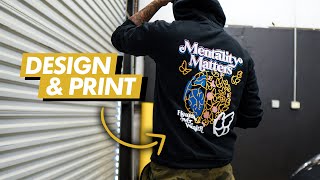 Exactly How I Made This Design and Printed This Hoodie  Step By Step