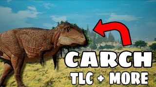 CARCHARODONTOSAURUS TLC & ANKYLOSAURUS MOD NEWS | Path of titans