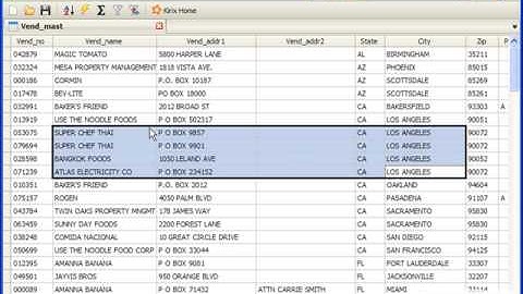 Kirix Strata Tutorial: Sorting Data