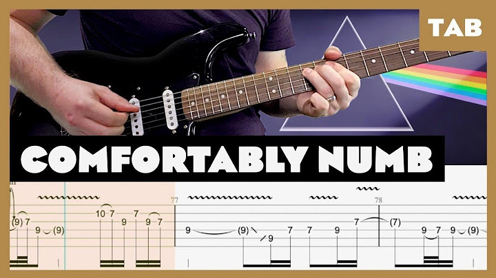 Comfortably Numb Guitar version - Guitar performance video thumbnail