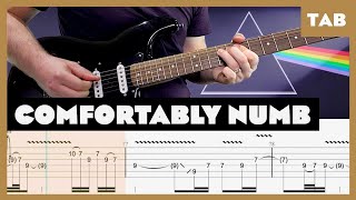Vignette de la vidéo "Pink Floyd - Comfortably Numb - Guitar Tab | Lesson | Cover | Tutorial"