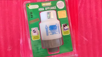 Aqua Appliance washing mashine water softener... eco crystal water treatment... How to install...