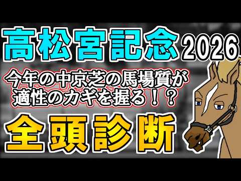 【高松宮記念2026 全頭診断】ナムラクレアの悲願なるか！？雨の影響の大小が例年以上に重要に…？ ～血統×タイム分析×レース回顧で見る全頭診断～【リュウタロウ/競馬Vtuber】