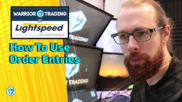 How To Use The Order Entry Window