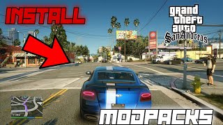 HOW TO INSTALL ALL GTA SA MODPACKS IN ANDROID||TUTORIAL VIDEO