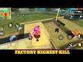 GARENA FREE FIRE FACTORY FIGHT BOOYAH - FF FACTORY ROOF CHALLENGE VIDEO- FACTORY FREE FIRE GAME KING