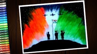 The Independence day special step by step oil pastel drawing !! For kids and beginners