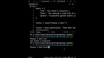 Access Python Dictionary with User Input #python #programming #coding