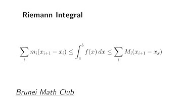 Riemann Integral