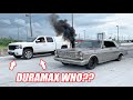 Duramax Goober Calls Out Our Cummins Galaxie (The Galaxie's Second Grudge Race)