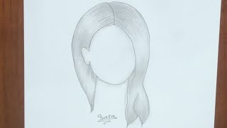 رسم بنات كيوت|تعليم رسم شعر بنت ناعم خطوة بخطوة|طريقة سهلة لرسم شعر فتاة|تعلم الرسم