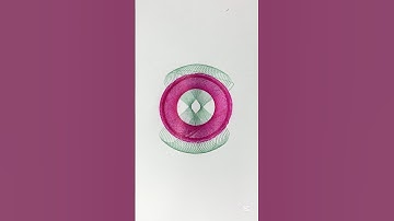 Spirograph unique art design #spirograph #asmr #satisfying #satisfyingvideo #uk  #shorts