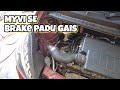 Myvi SE Upgrade servo brake Double Layer pijak sikit je terus melekat
