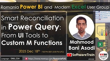 Smart Reconciliation in Power Query: From UI to Custom M | Mahmoud Bani Asadi