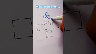 Easy Art Using Pen...💙 #art #shortsart #easyart #artshorts #shorts
