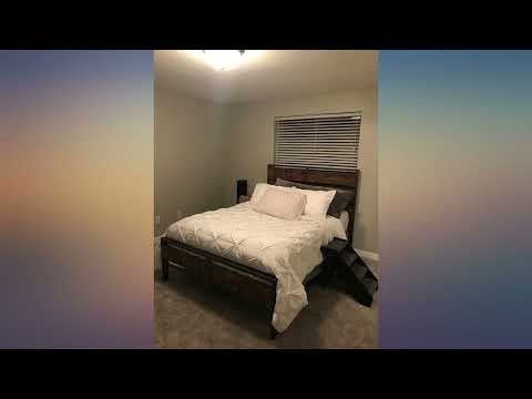 Walker Edison Wood Plank Metal Queen Size Bed Frame Bedroom Headboard Footboard Bed review