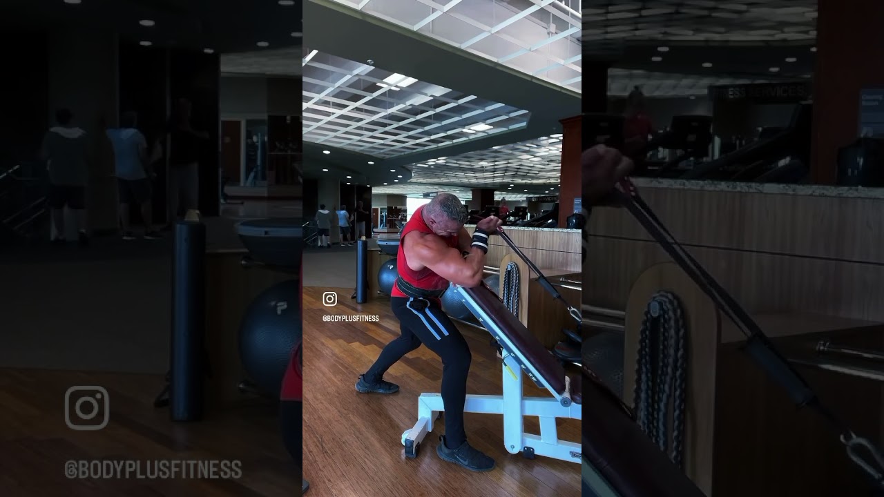 One arm cable curls off an incline bench, using your power straps as a handle, are a great way