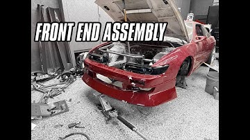 Finishing the S13 Tube Front! Combat Eyes, Bash Bar & Bumper Installed 🔧💥