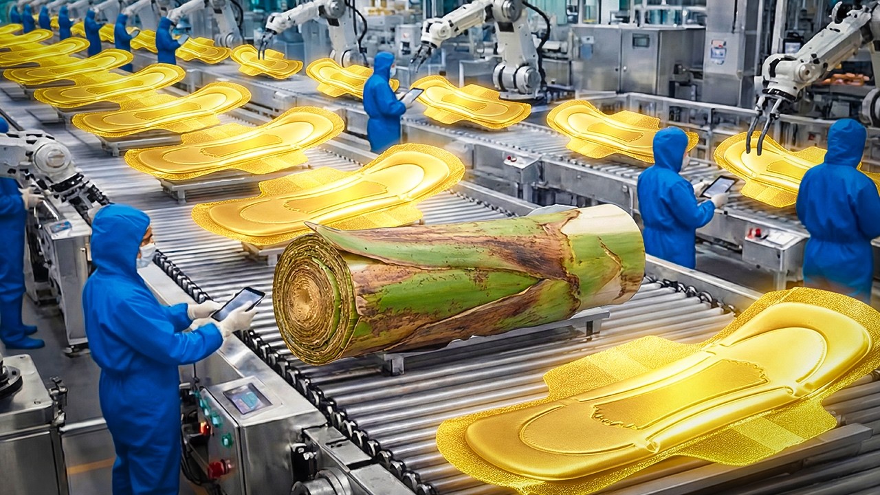 How Banana Plant Waste Is Turned Into Sanitary Pad | World Wide Waste