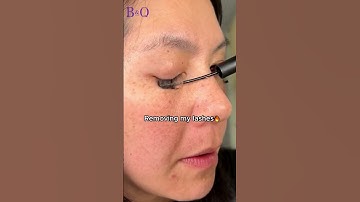 HOW TO SAFELY REMOVE LASH EXTENSIONS AT HOME *EASY REMOVAL  !! | b&q lashes #diylashextensions