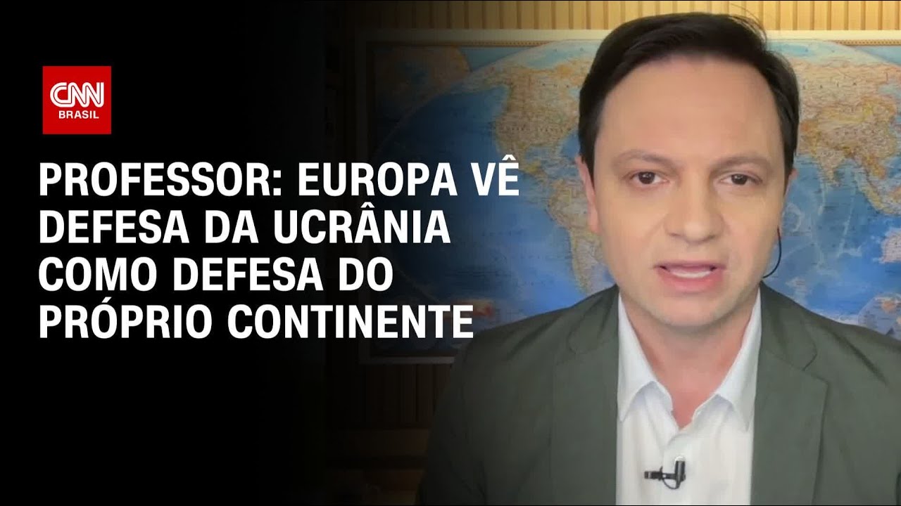 Professor: Europa vê defesa da Ucrânia como defesa do próprio continente | AGORA CNN