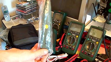 AlsoTAO unboxing (MASTECH MULTIMETERS)